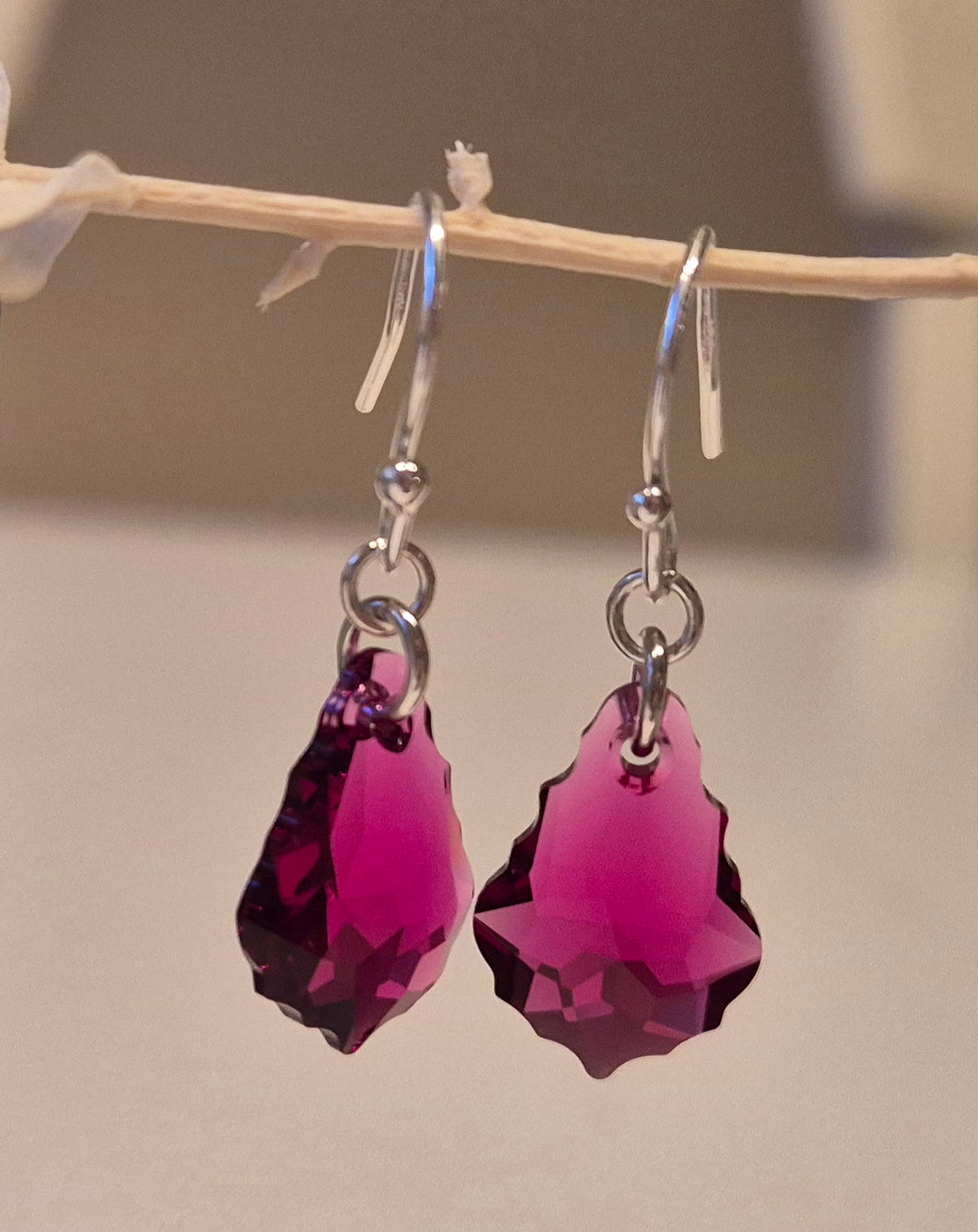 Korvakorut Swarovskin kristalleilla