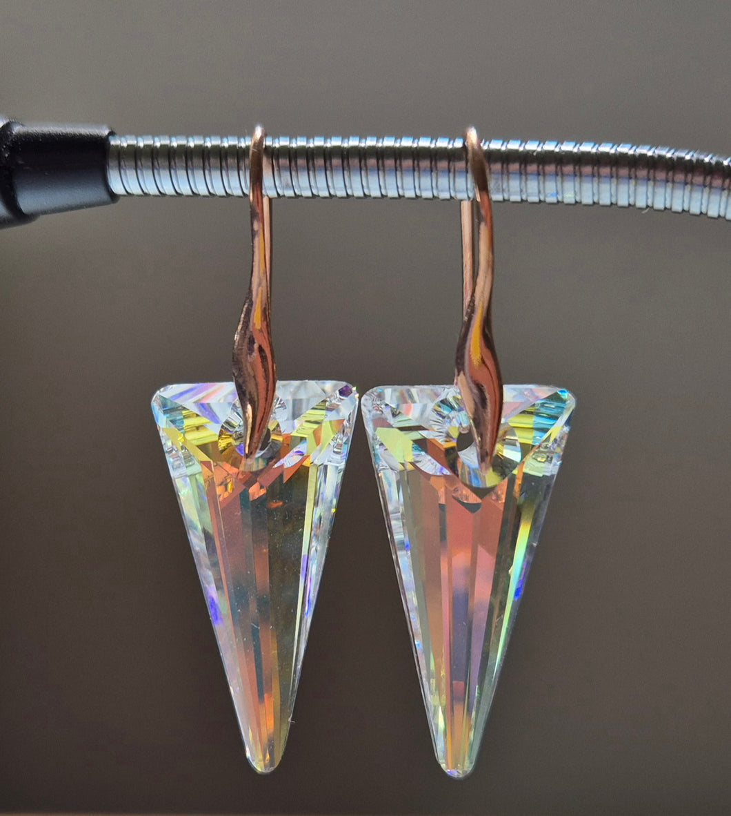 Korvakorut Swarovskin kristalleilla