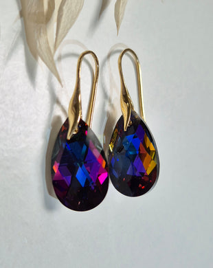 Korvakorut Swarovskin kristalleilla
