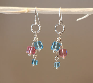 Korvakorut Swarovskin kristalleilla