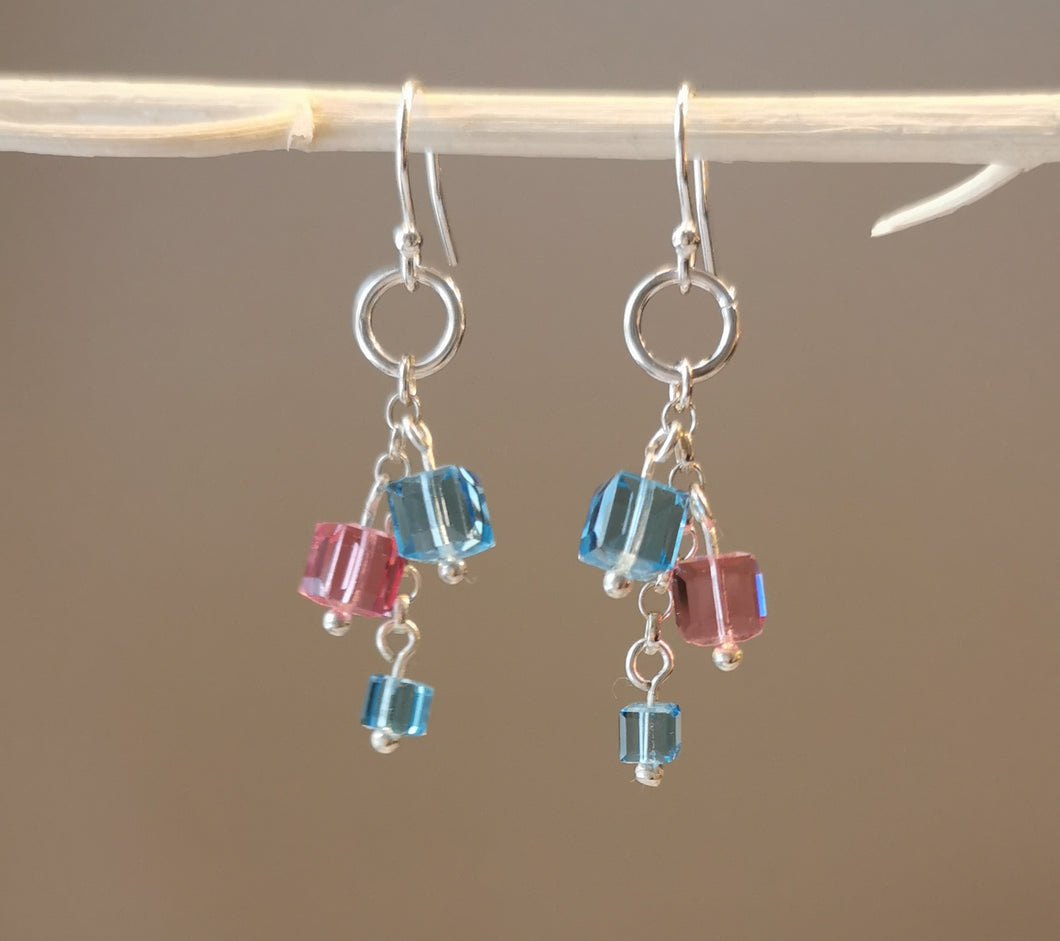 Korvakorut Swarovskin kristalleilla