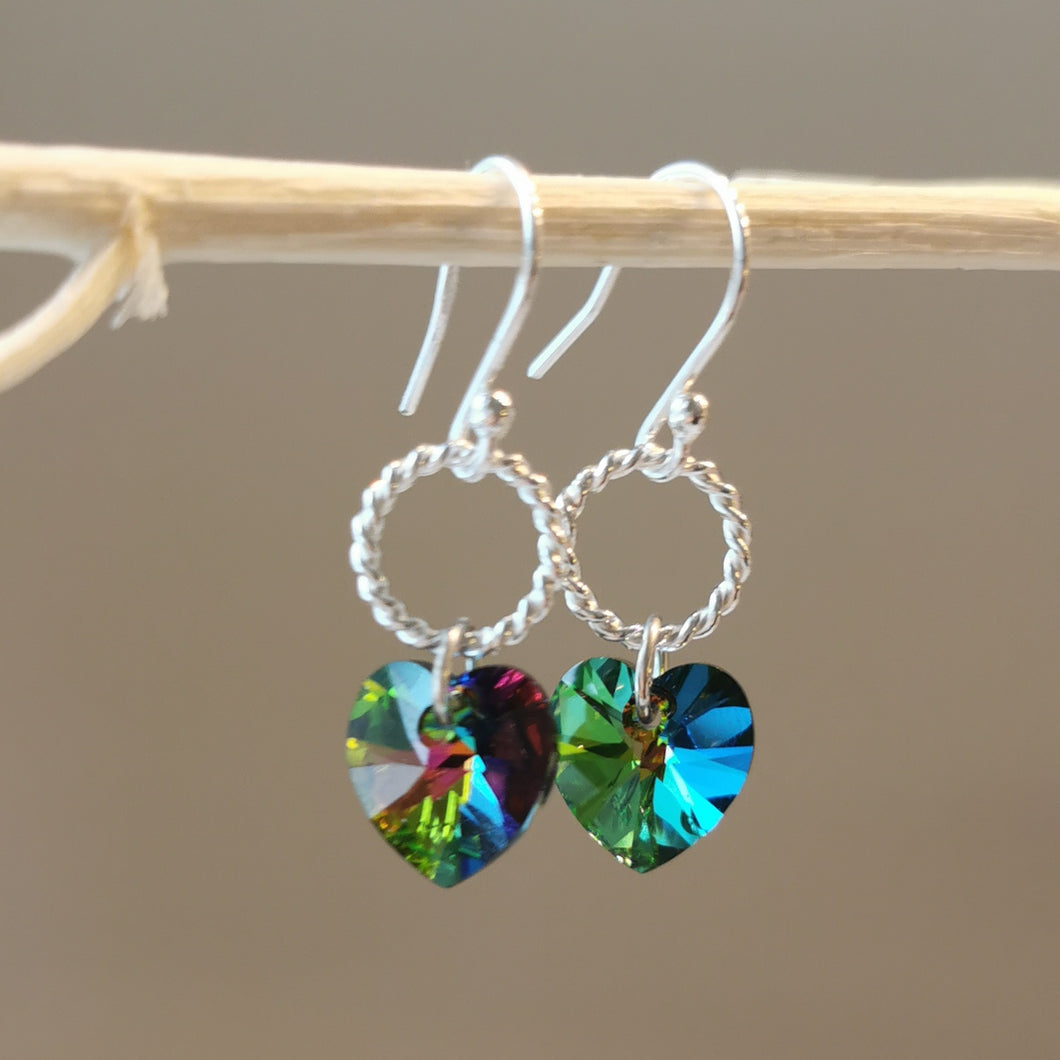 Korvakorut Swarovskin kristalleilla