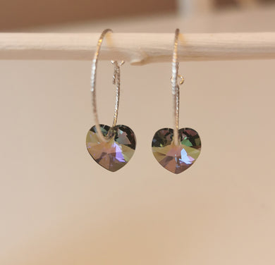 Korvakorut Swarovskin kristalleilla